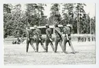 Stafett.1971 Regementets dag,grenadjärvallen.