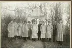 En grupp officerer från I 5 våren 1914.