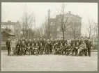 Underofficersskolan i Norrköping 1909-1910. Gruppbild.