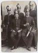 Gruppfoto på indelta soldater,I 5.Efter 1886.