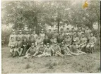 Malmen I 4 Furirkåren 1910-tal.
Fr.v.mellanrad nr.3 furir David Wallin ?