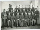 1950-tal rep.övning nr4 sitt.t.h överfurir Sven Eriksson.