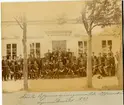 Första livgrenadjärregementets officerskår.
Regementsmötet 1890.