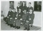 Gruppbild på I 4-officerare 1990-tal.