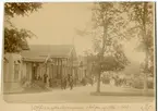 Officerspaviljongerna i början av 1880-talet.I 5.
