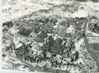 Flygbild över Garnisonsområdet,Ekkällan Linköping 1977.