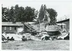 Rivning av gamla CÖF 1970-tal,T 1 Linköping.