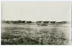Lägret Malmen 1921.
Regementet på uppställningslinjen.Officerare samlade kring
Regementschefen.