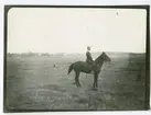 Lägret Malmen 1921.Regementskvartersmästaren.
Kapten J. von Feilitzen.
