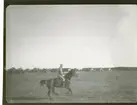Lägret Malmen 1921.
Regementskvartersmästaren kapten Ivar von Feilitzen.