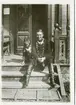 Malmen 1920 ?Vakthavande befäl (med dagbricka) Albelin med Naitz(?)
