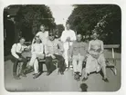 Malmen omkr. 1918. Några militärer samlade.(se bild 2)