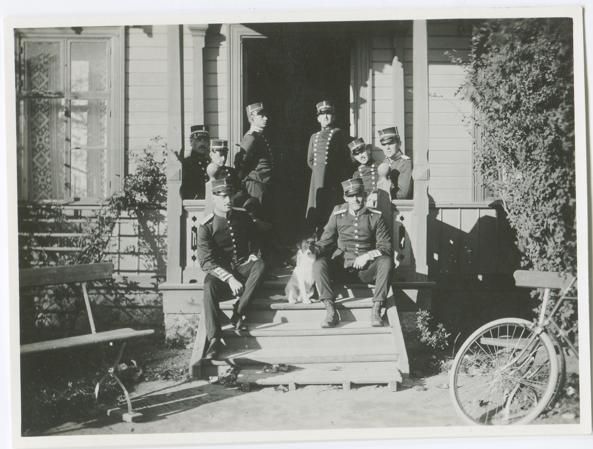 Malmen östra bostadsveranda 1921.