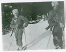 Bertil Nilsson tillsammans med en kompis på spaning
i norrland 1940.