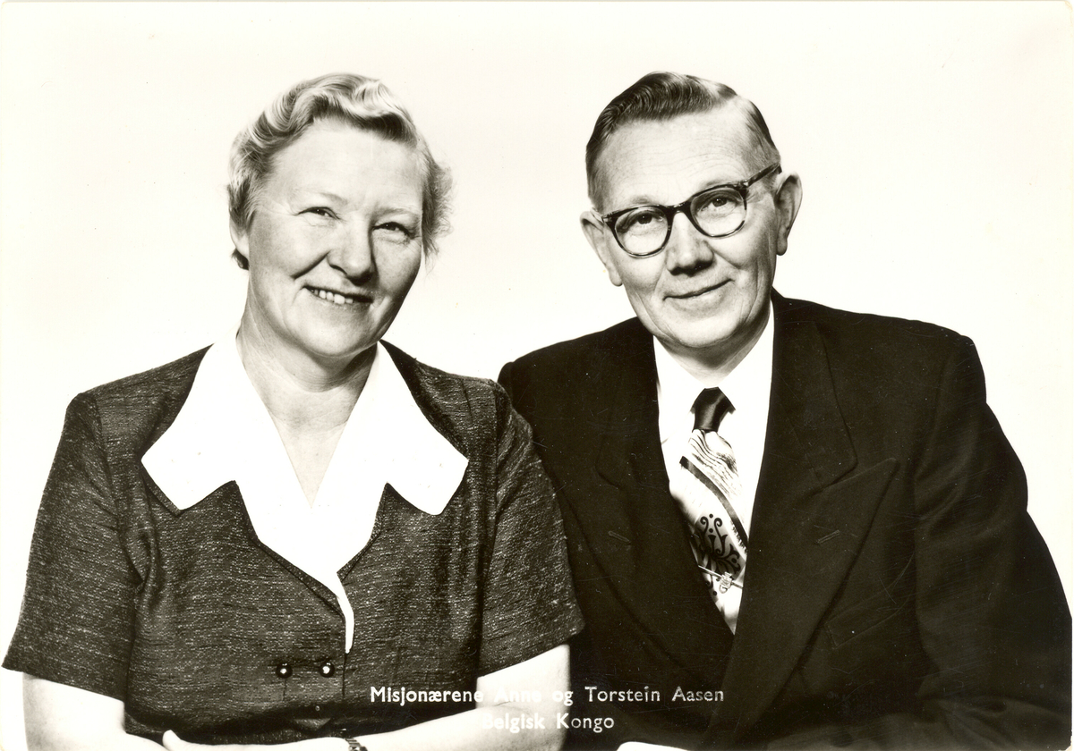 Misjonærane Anne og Thorstein Aasen.