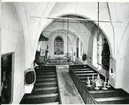 Västerås-Barkarö sn, Västerås kn, Barkarö.
Interiör av Barkarö kyrka, 1983.