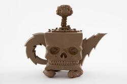 Cube skull teapot [Tekanne]