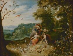 De fyra årstiderna [Målning]