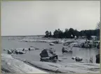 Strand av Vänern, nära Gaddetorp