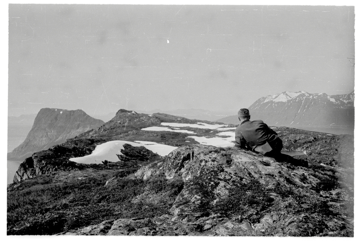 Tysk soldat på Aunfjellet.