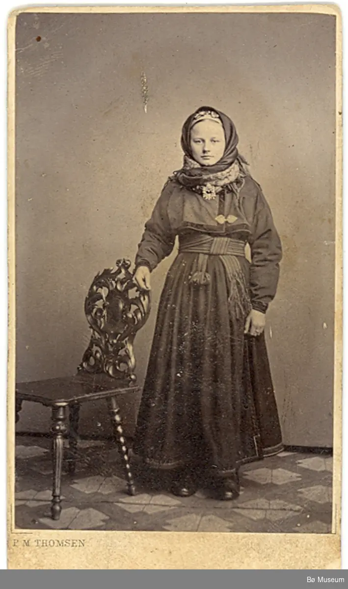 Portrettforo av Bergit Gunnulvsdotter Borgen (1849-1867) 