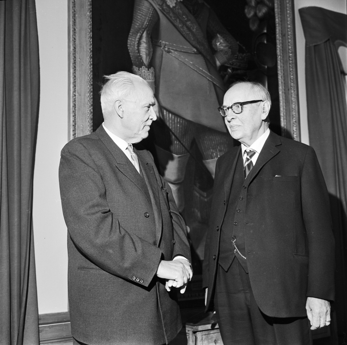 Gustav Adolfs Akademien, Anders Diös och Jöran Sahlgren, Uppsala 1965