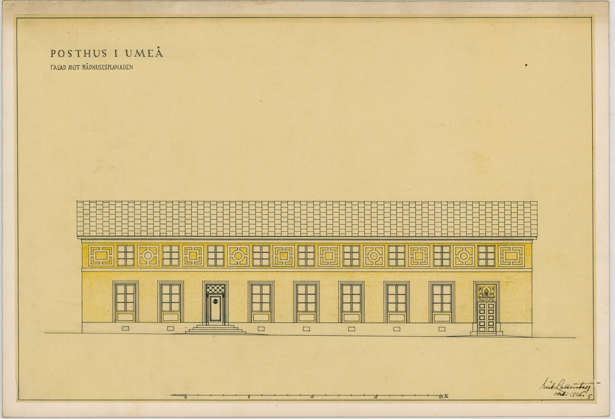 Posthuset Umeå.

Korsningen Nygatan Rådhusesplanaden.