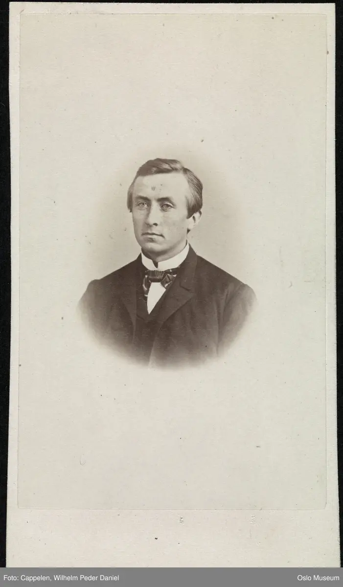 portrett, mann, jurist, vignettert brystbilde