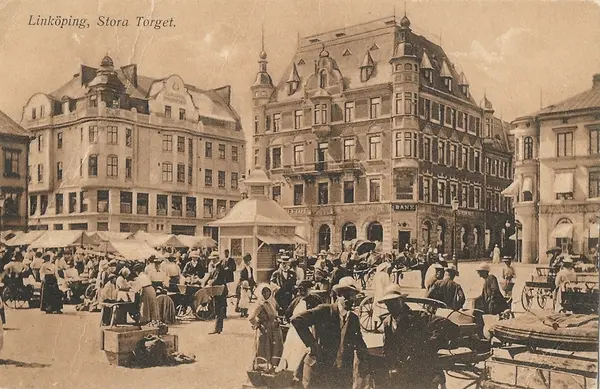 Linköpingsvykort