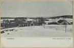 Vikersviks station. Tåg på väg till Dalkarlsberg.