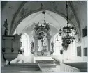 Ängsö sn, Västerås kn, Ängsö kyrka.
Interiör av kyrkan mot öster.