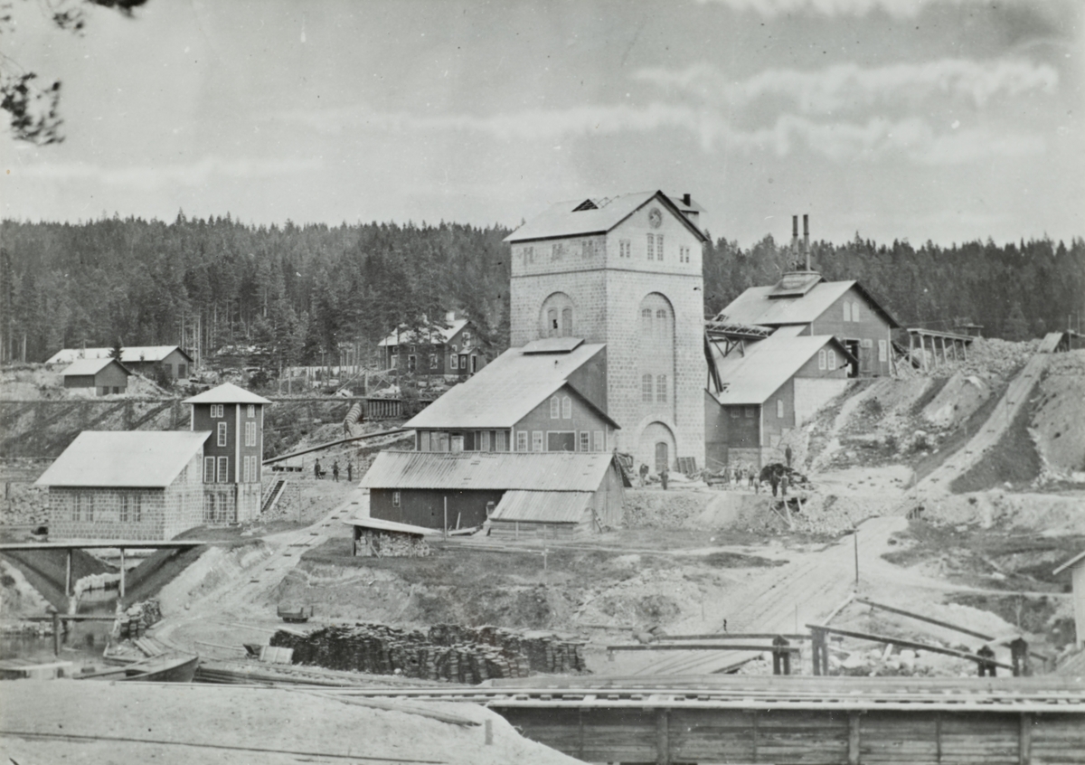 Sävenfors hytta omkring 1883.