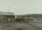 Skyllberg, bränntorvsfabriken.