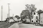 Fastigheter längs Gamla Norrvägen (stadsäga 326 - 329 ?), Växjö, 1940-tal.