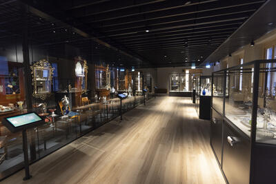 Montere i utstillingen TIDSROM 1600-1914