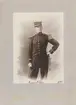 Porträtt av fransk officer, J. Mennetrier(?).