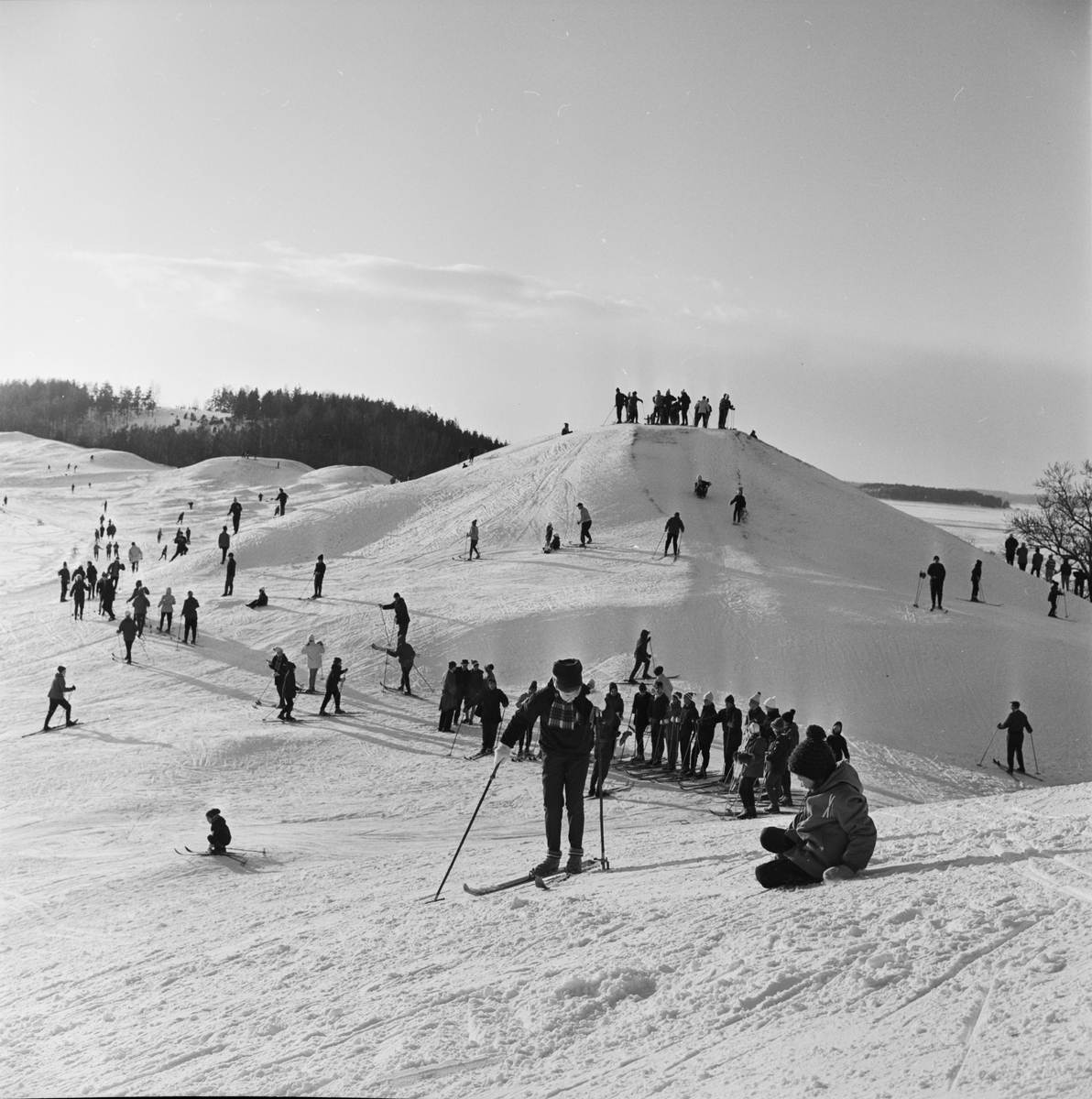 Två kursdagar i skidbacken för instruktörer, Uppsala 1963