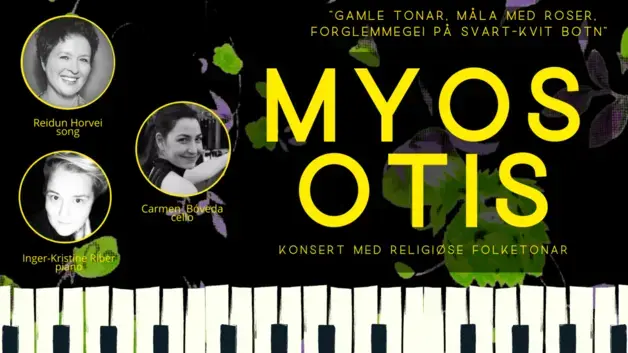 plakat pianotangenter, tittel og utøvere