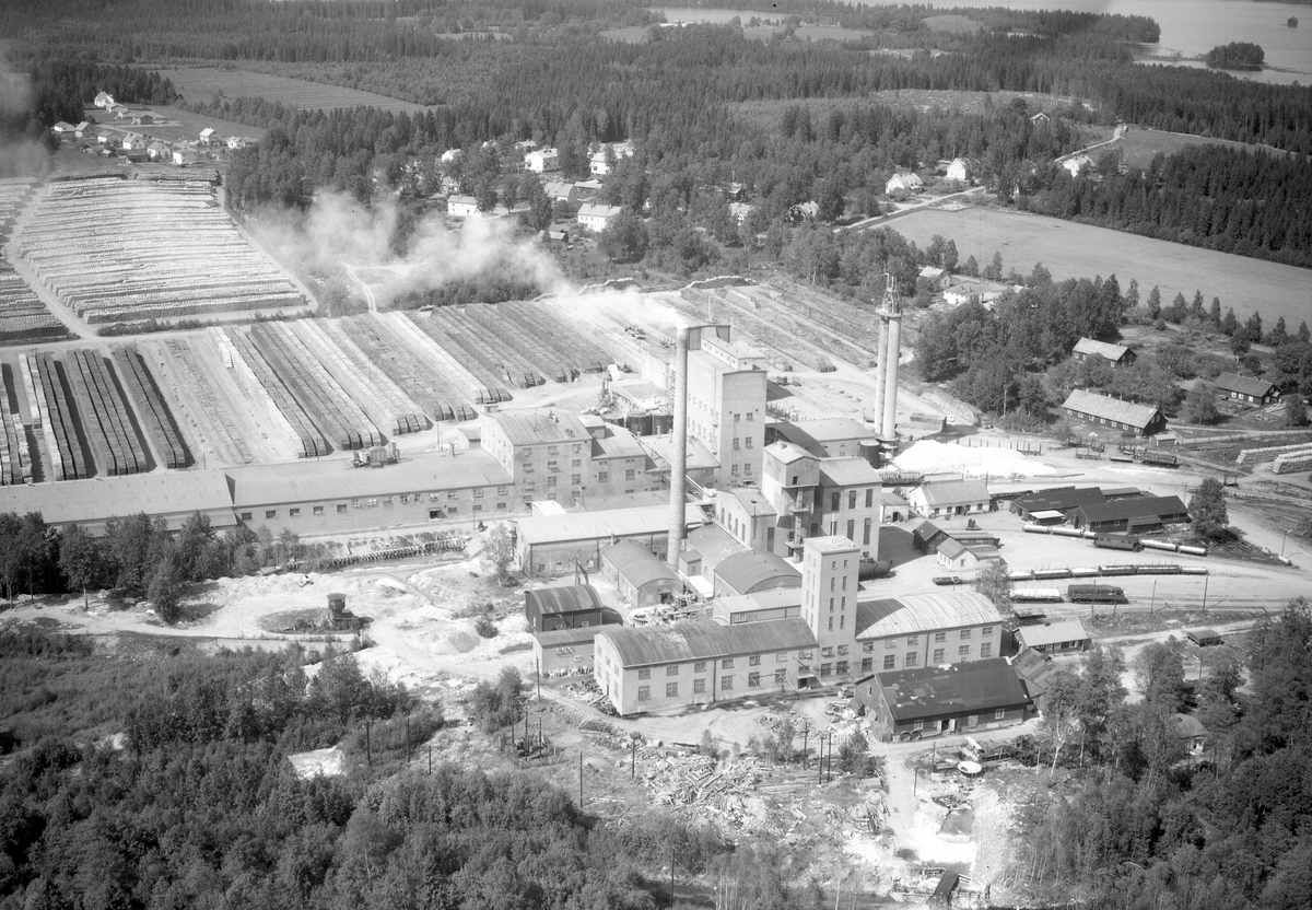 Böksholm, sulfitfabrik, 1961.