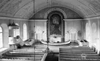 Ingelstad, Östra Torsås kyrka, interiör, 1943.