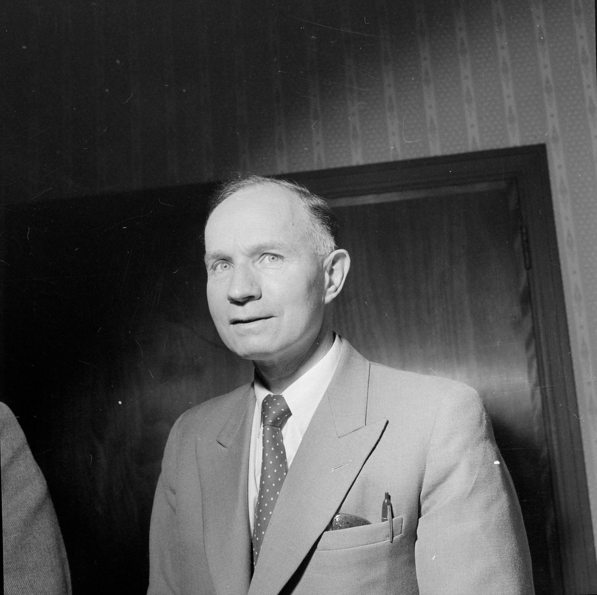 Styremøte i Norges Handelsstands Forbund. Grosserer Chr. F. Offenberg ...