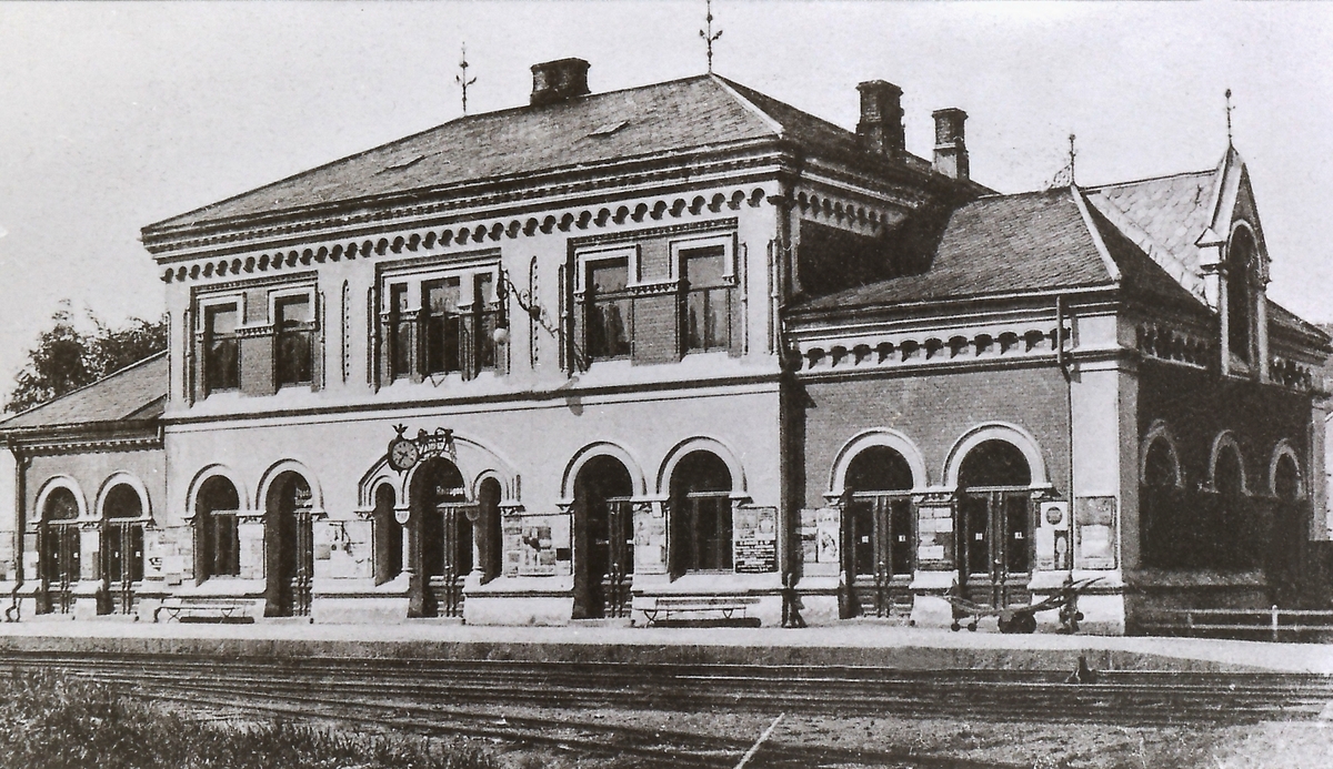 Den gamle jernbanestasjonen.