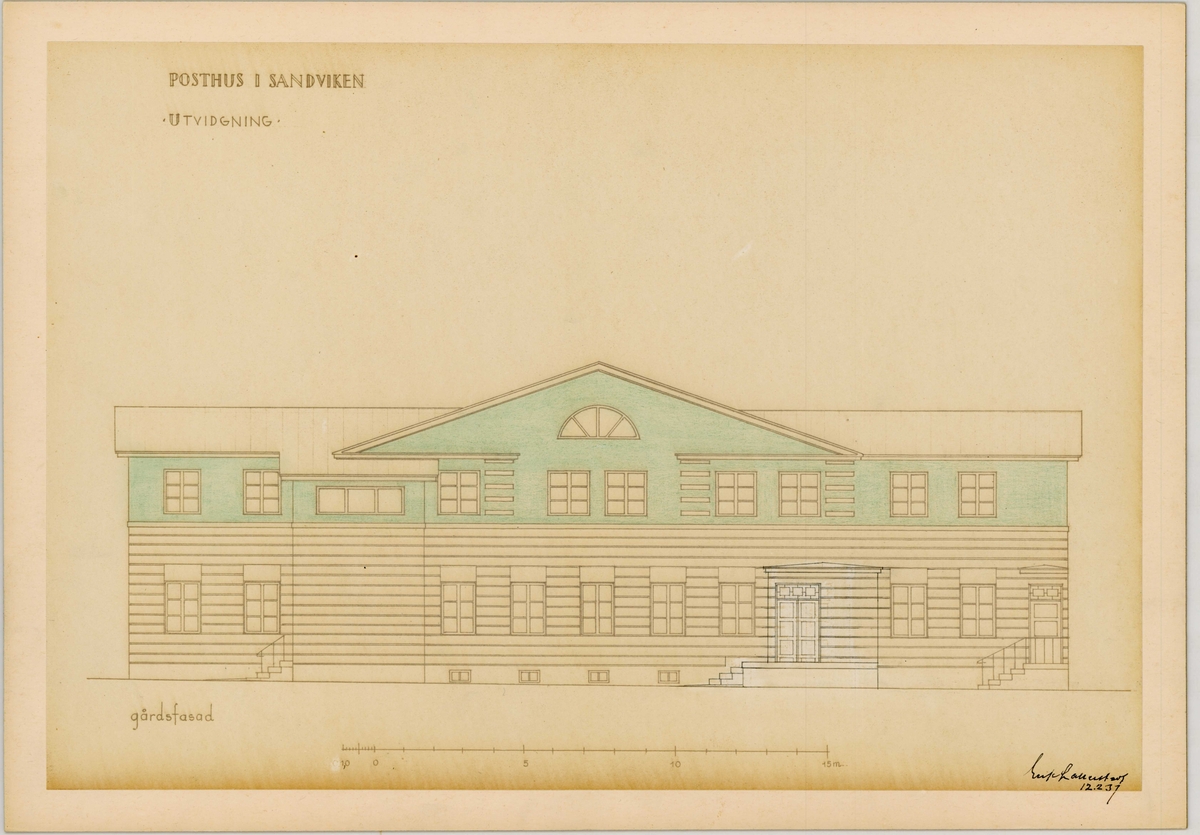 Posthus i Sandviken - utvidgning