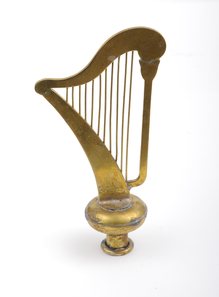 skrift, harpe