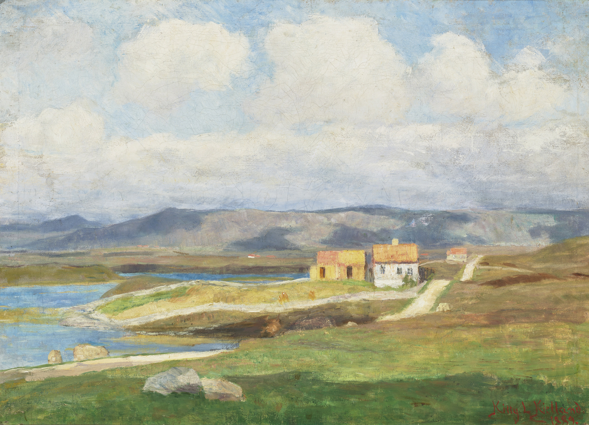 Landskap [Oljemaleri]