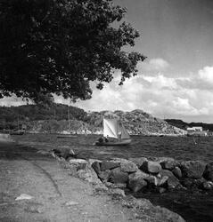 Släps sn. Särö.
Foto 1 och 2 Strandpromenaden på Särö, södra