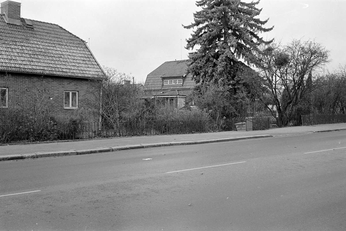 Huset med infarten från Kristiansborgsallèn