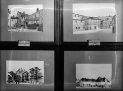 Reprofotografier av tegninger av Peter Andreas Blix. Tegning