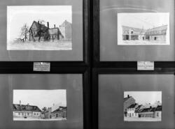 Reprofotografier av tegninger av Peter Andreas Blix. Tegning