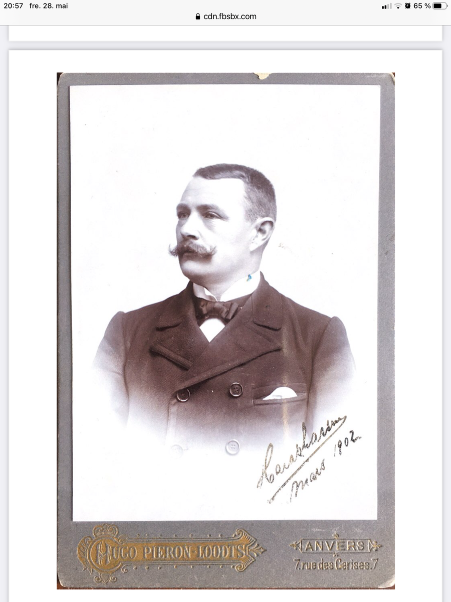 Norsk skipskaptein som tok tjeneste for et handelsskap i Fristaten Kongo fra 6. oktober 1898 på Øvrefloden.